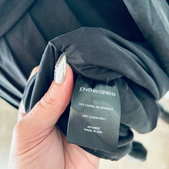 NWT Jonathan Simkhai Standard “Remy” mock neck mini dress - Picture 11 of 11